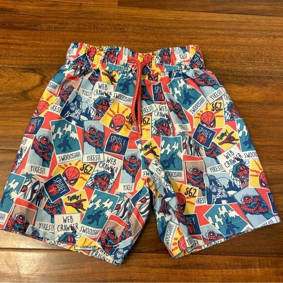 Marvel Spiderman Comic swim trunks - Picture 1 of 4